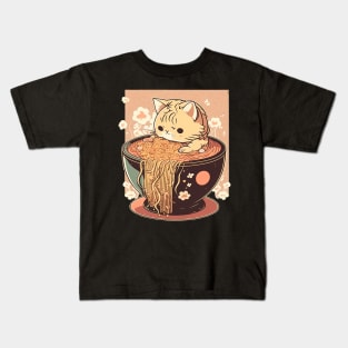 Ramen Cat Kids T-Shirt